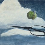 scissors, lime and cloud