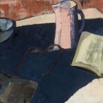bowl, pitcher and book